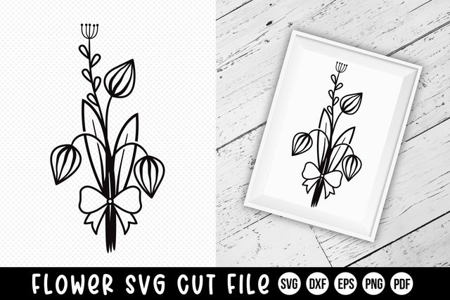 Wildflower SVG, Floral Design, Flower SVG SVG CraftLabSVG 