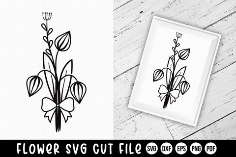 Wildflower SVG, Floral Design, Flower SVG SVG CraftLabSVG 