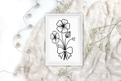 Wildflower SVG - Floral SVG - Bouquet Of Flowers SVG CraftLabSVG 