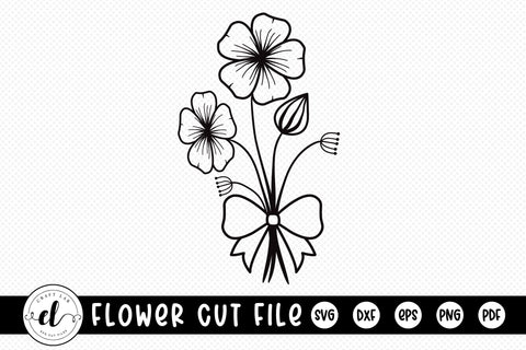 Wildflower SVG - Floral SVG - Bouquet Of Flowers SVG CraftLabSVG 