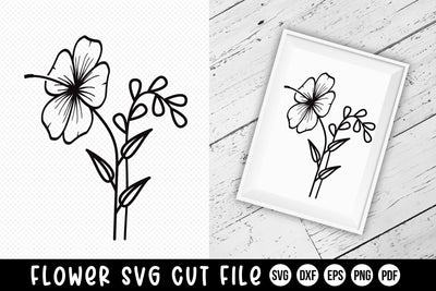 Wildflower SVG, Flower SVG, Floral Elements SVG CraftLabSVG 