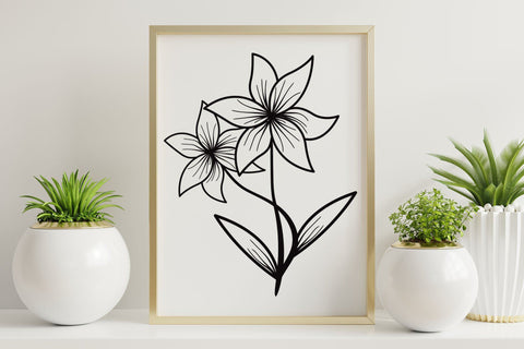 Wildflower SVG, Flowers SVG, Floral Clipart SVG CraftLabSVG 