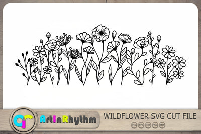 Wildflower Svg, Flowers Svg, Floral Svg, Flower Clipart SVG Artinrhythm shop 