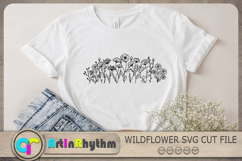 Wildflower Svg, Flowers Svg, Floral Svg, Flower Clipart SVG Artinrhythm shop 