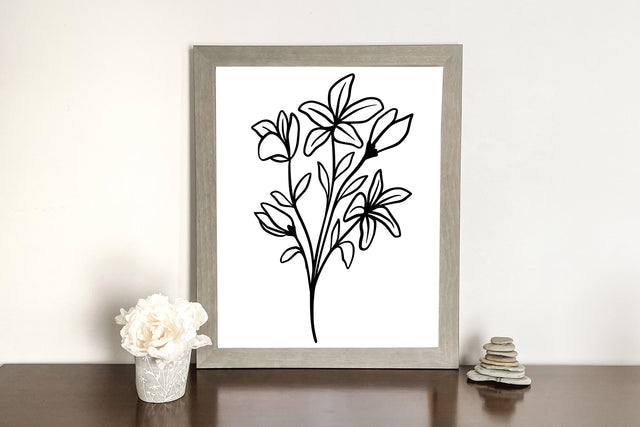 Wildflower SVG SVG dapiyupi store 