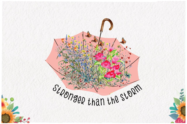 Wildflower Umbrella Sublimation Sublimation Jagonath Roy 