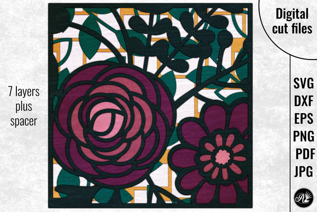 Wildflowers in the Garden SVG Angel on Empire 