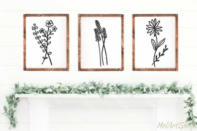 Wildflowers svg cut file SVG _HelArtShop_ 