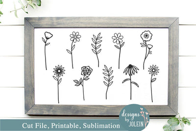 Wildflowers SVG Designs by Jolein 