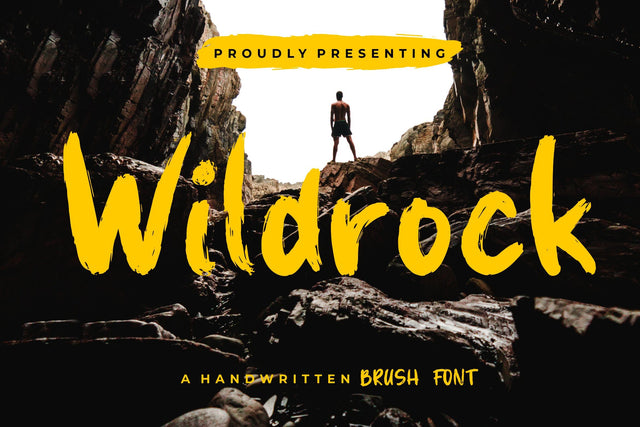 Wildrock Handwritten Brush Font Font Creatype Studio 