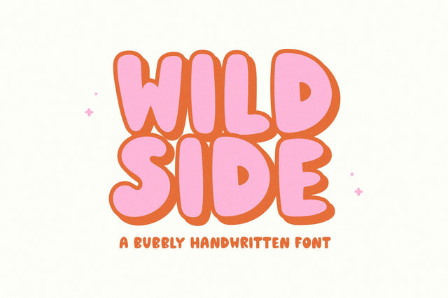 Wildside - Bubbly Handwritten Font Font KA Designs 