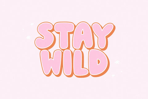 Wildside - Bubbly Handwritten Font Font KA Designs 