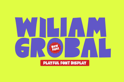 Wiliam Grobal Font gatype 