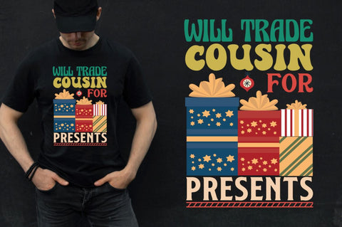 Will trade cousin for presents SVG, SVG DESIGNISTIC 