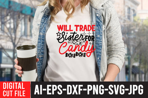 Will Trade Sister For Candy SVG Cut FIle SVG BlackCatsMedia 