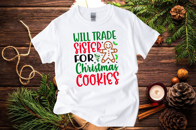 will trade sister for christmas cookies SVG SVG buydesign 