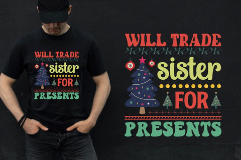 Will trade sister for presents SVG SVG DESIGNISTIC 