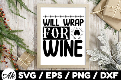 Will Wrap for wine svg SVG akazaddesign 