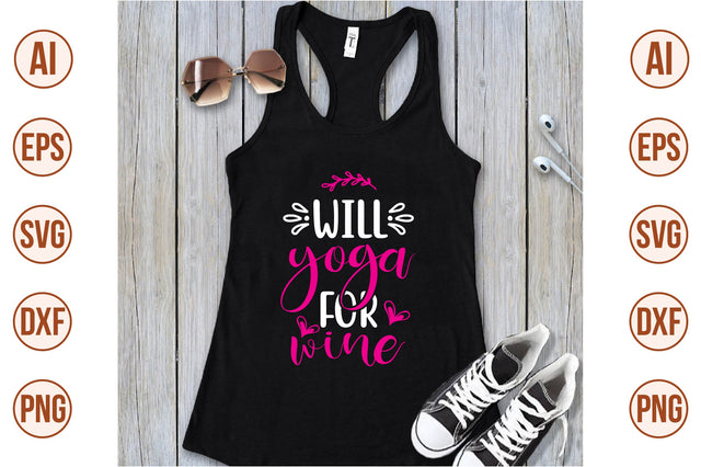 will yoga for wine svg SVG shah alam 