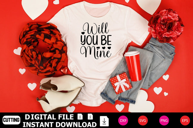 Will You Be Mine SVG Shahin alam 