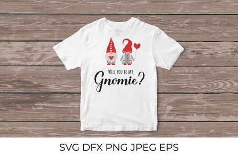 Will you be my gnomie. Couple of gnomes SVG LaBelezoka 