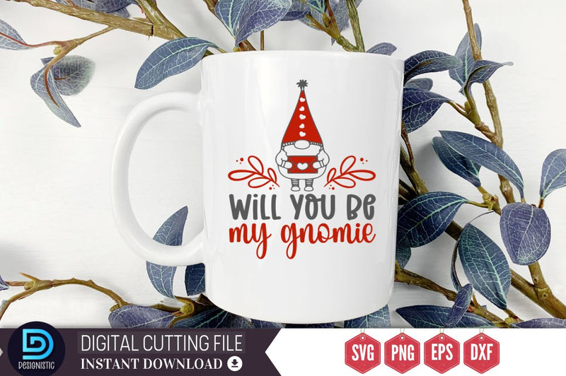 Will you be my gnomie SVG SVG DESIGNISTIC 