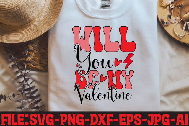Will You Be My Valentine SVG MStudio 