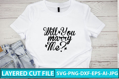 Will You Marry Me SVG Cut File SVG Syaman 