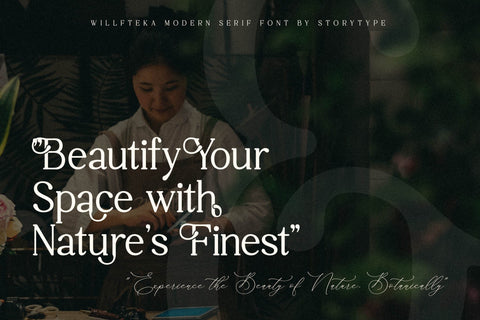 Willfteka Typeface Font Storytype Studio 