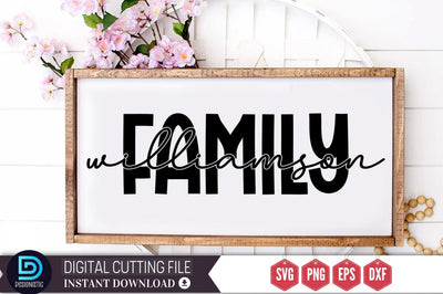 Williamson Family SVG SVG DESIGNISTIC 