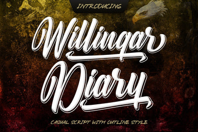 Willingar Diary Font Kotak Kuning Studio