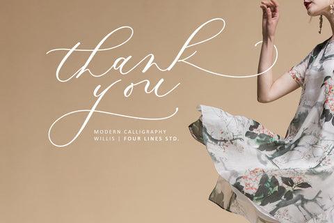 Willis Font Four Lines Std. 