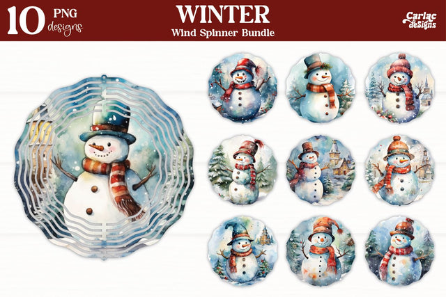 Wind Spinner Sublimation Bundle | Christmas Wind Spinner Sublimation Carla C Designs 