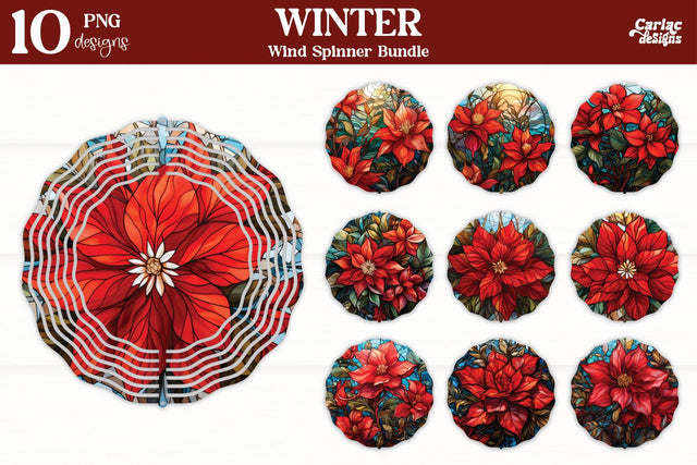 Wind Spinner Sublimation Bundle | Christmas Wind Spinner Sublimation Carla C Designs 