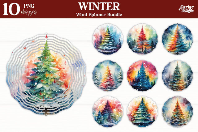 Wind Spinner Sublimation Bundle | Christmas Wind Spinner Sublimation Carla C Designs 