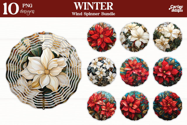 Wind Spinner Sublimation Bundle | Christmas Wind Spinner Sublimation Carla C Designs 