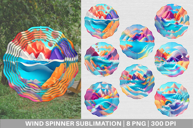 Wind Spinner | Sublimation Spinner Design Sublimation artnoy 