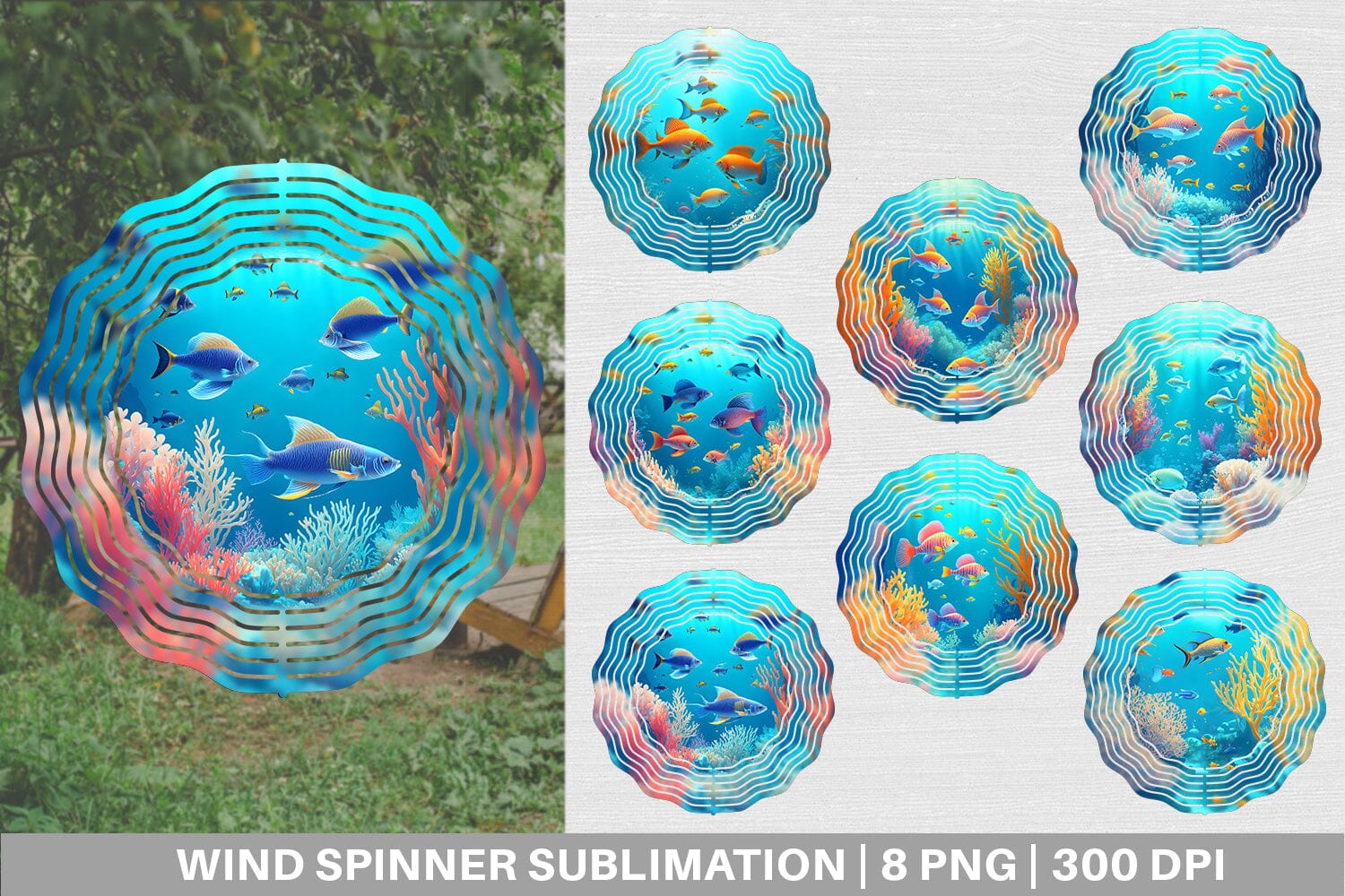 Wind Spinner  Sublimation Spinner Design
