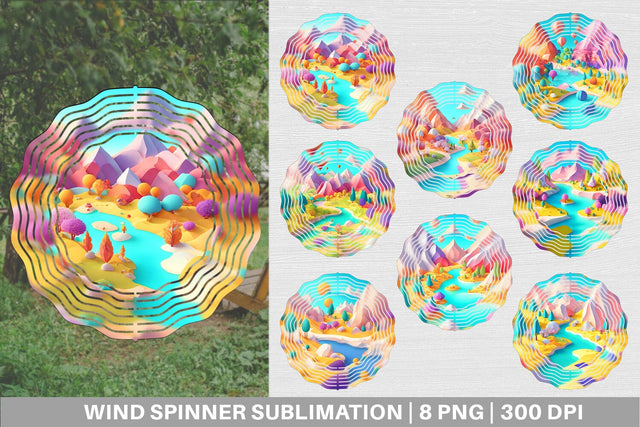 Wind Spinner | Sublimation Spinner Design Sublimation artnoy 