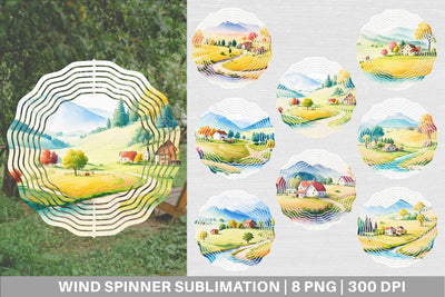Wind Spinner | Sublimation Spinner Sublimation artnoy 