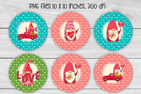 Wind spinner sublimation | Valentines gnome sublimation Sublimation Svetana Studio 