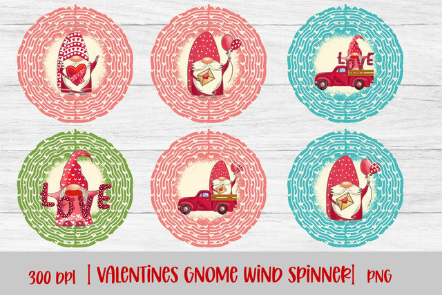 Wind spinner sublimation | Valentines gnome sublimation Sublimation Svetana Studio 