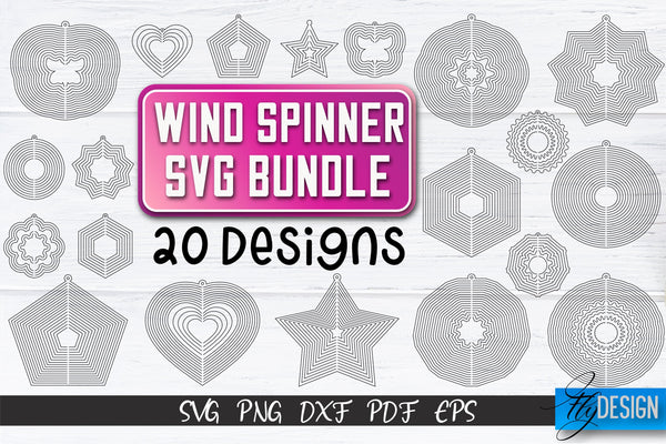 Wind Spinner SVG Bundle  Funny Wind Spinner - So Fontsy