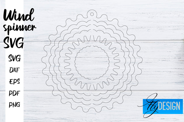 Wind Spinner SVG | Funny Wind Spinner SVG Fly Design 