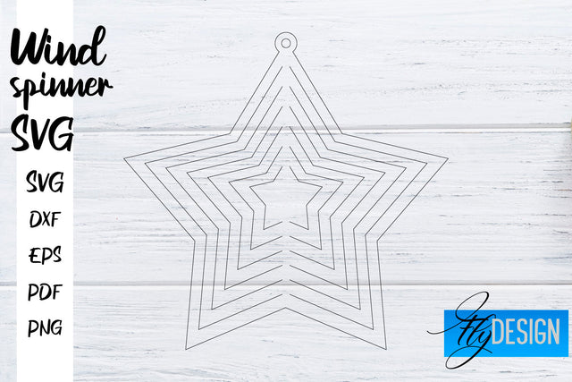 Wind Spinner SVG | Funny Wind Spinner SVG Fly Design 