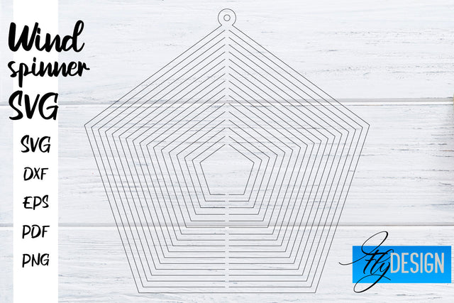 Wind Spinner SVG | Funny Wind Spinner SVG Fly Design 