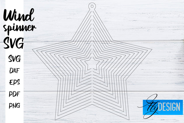 Wind Spinner SVG | Funny Wind Spinner SVG Fly Design 