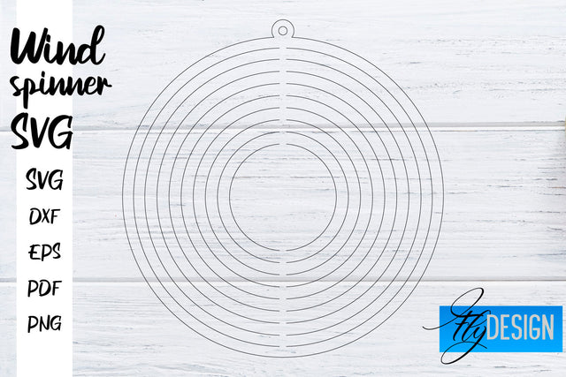 Wind Spinner SVG | Funny Wind Spinner SVG Fly Design 