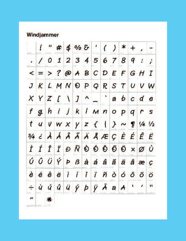 Windjammer Hand Lettered Sans Serif Font | Casual Font | Hand Lettered | Font for Crafting Font Maple & Olive Designs 