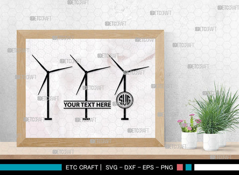 Windmill Electric Monogram, Windmill Electric Silhouette, Windmill Electric SVG, Windmill Svg, Old Windmill Svg, Farmhouse Windmill Svg, Electric Pole Svg, SB00481 SVG ETC Craft 